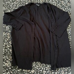 Audrey & Grace Classic Black Blouse